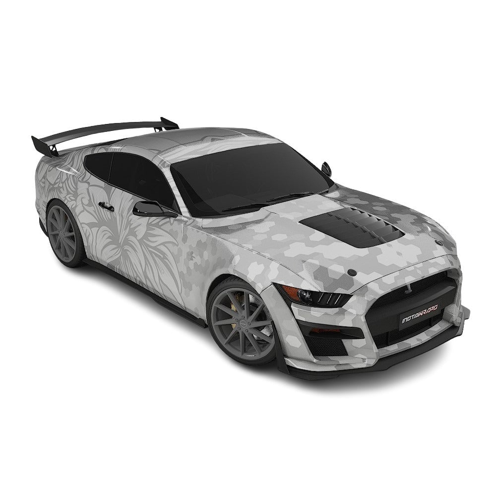 3M / AVERY DENNISON | VINYL WRAPPING FILM PRINTED GRAPHICS | CUSTOM RIDE | FLORAL FURY WRAPS | GOTHIC BLOOM | CR1202