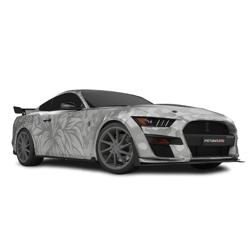 3M / AVERY DENNISON | VINYL WRAPPING FILM PRINTED GRAPHICS | CUSTOM RIDE | FLORAL FURY WRAPS | GOTHIC BLOOM | CR1202