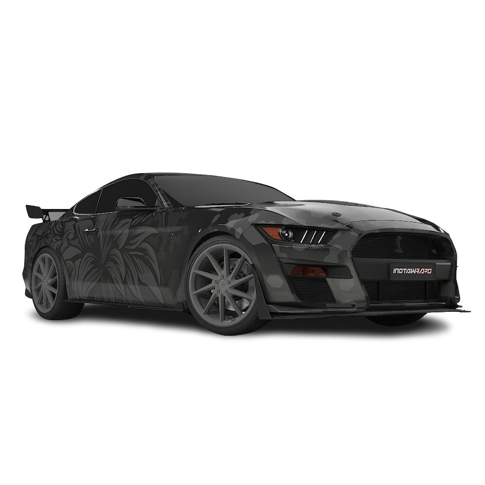 3M / AVERY DENNISON | VINYL WRAPPING FILM PRINTED GRAPHICS | CUSTOM RIDE | FLORAL FURY WRAPS | GOTHIC BLOOM | CR1203
