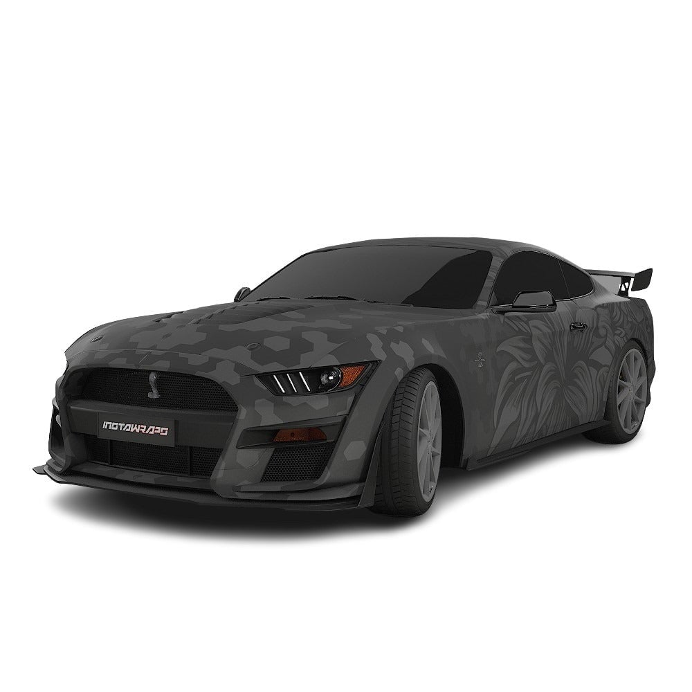 3M / AVERY DENNISON | VINYL WRAPPING FILM PRINTED GRAPHICS | CUSTOM RIDE | FLORAL FURY WRAPS | GOTHIC BLOOM | CR1203