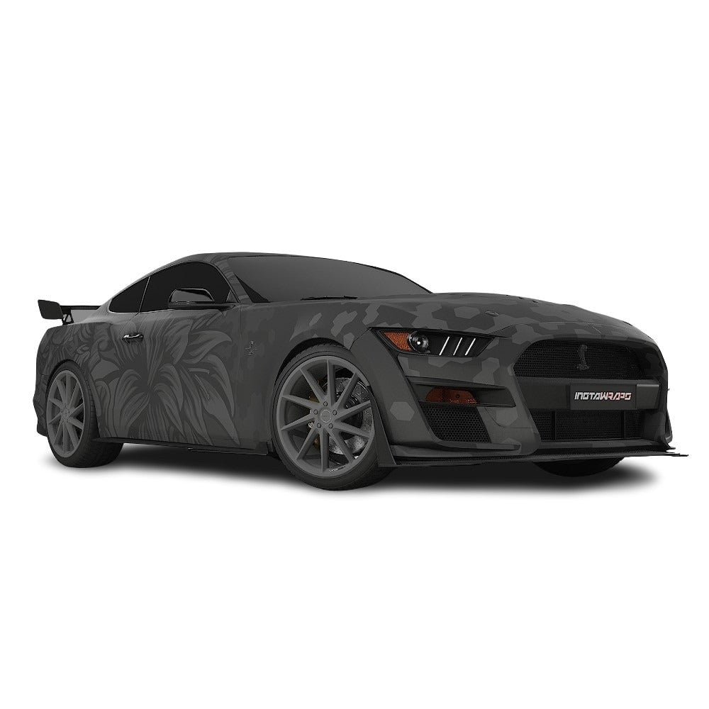 3M / AVERY DENNISON | VINYL WRAPPING FILM PRINTED GRAPHICS | CUSTOM RIDE | FLORAL FURY WRAPS | GOTHIC BLOOM | CR1203