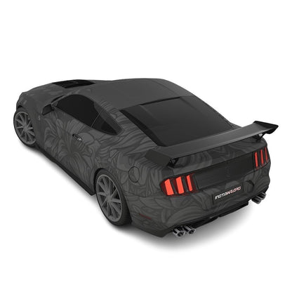 3M / AVERY DENNISON | VINYL WRAPPING FILM PRINTED GRAPHICS | CUSTOM RIDE | FLORAL FURY WRAPS | GOTHIC BLOOM | CR1203