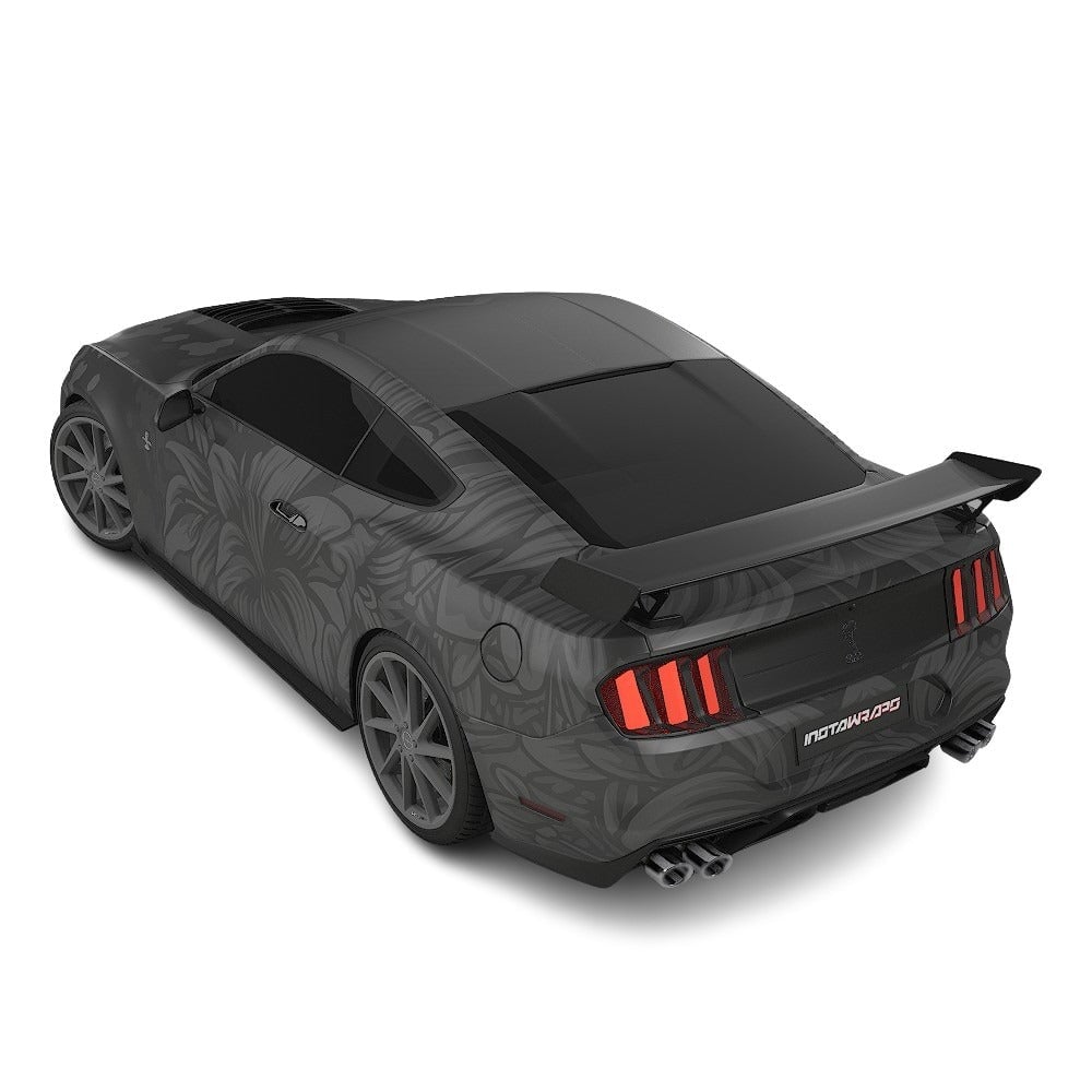 3M / AVERY DENNISON | VINYL WRAPPING FILM PRINTED GRAPHICS | CUSTOM RIDE | FLORAL FURY WRAPS | GOTHIC BLOOM | CR1203