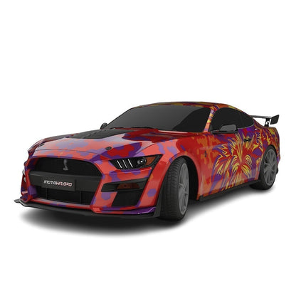 3M / AVERY DENNISON | VINYL WRAPPING FILM PRINTED GRAPHICS | CUSTOM RIDE | FLORAL FURY WRAPS | GOTHIC BLOOM | CR1204