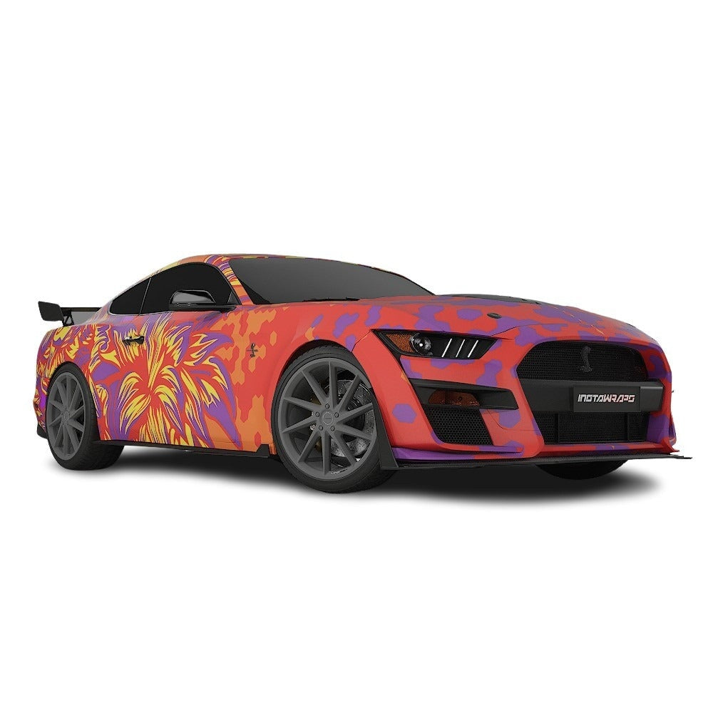 3M / AVERY DENNISON | VINYL WRAPPING FILM PRINTED GRAPHICS | CUSTOM RIDE | FLORAL FURY WRAPS | GOTHIC BLOOM | CR1204