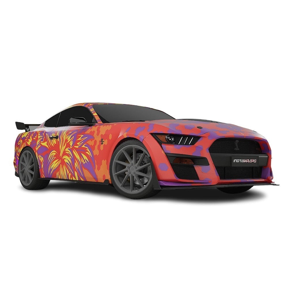 3M / AVERY DENNISON | VINYL WRAPPING FILM PRINTED GRAPHICS | CUSTOM RIDE | FLORAL FURY WRAPS | GOTHIC BLOOM | CR1204