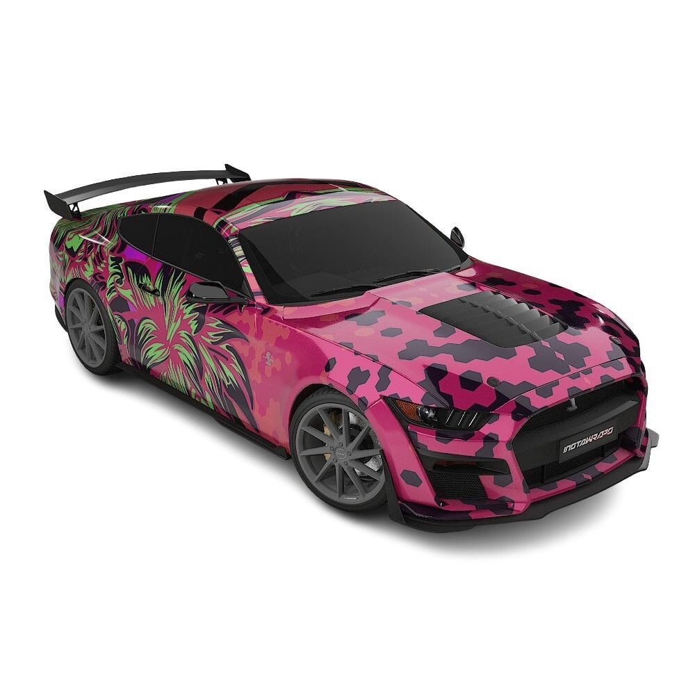 3M / AVERY DENNISON | VINYL WRAPPING FILM PRINTED GRAPHICS | CUSTOM RIDE | FLORAL FURY WRAPS | GOTHIC BLOOM | CR1205