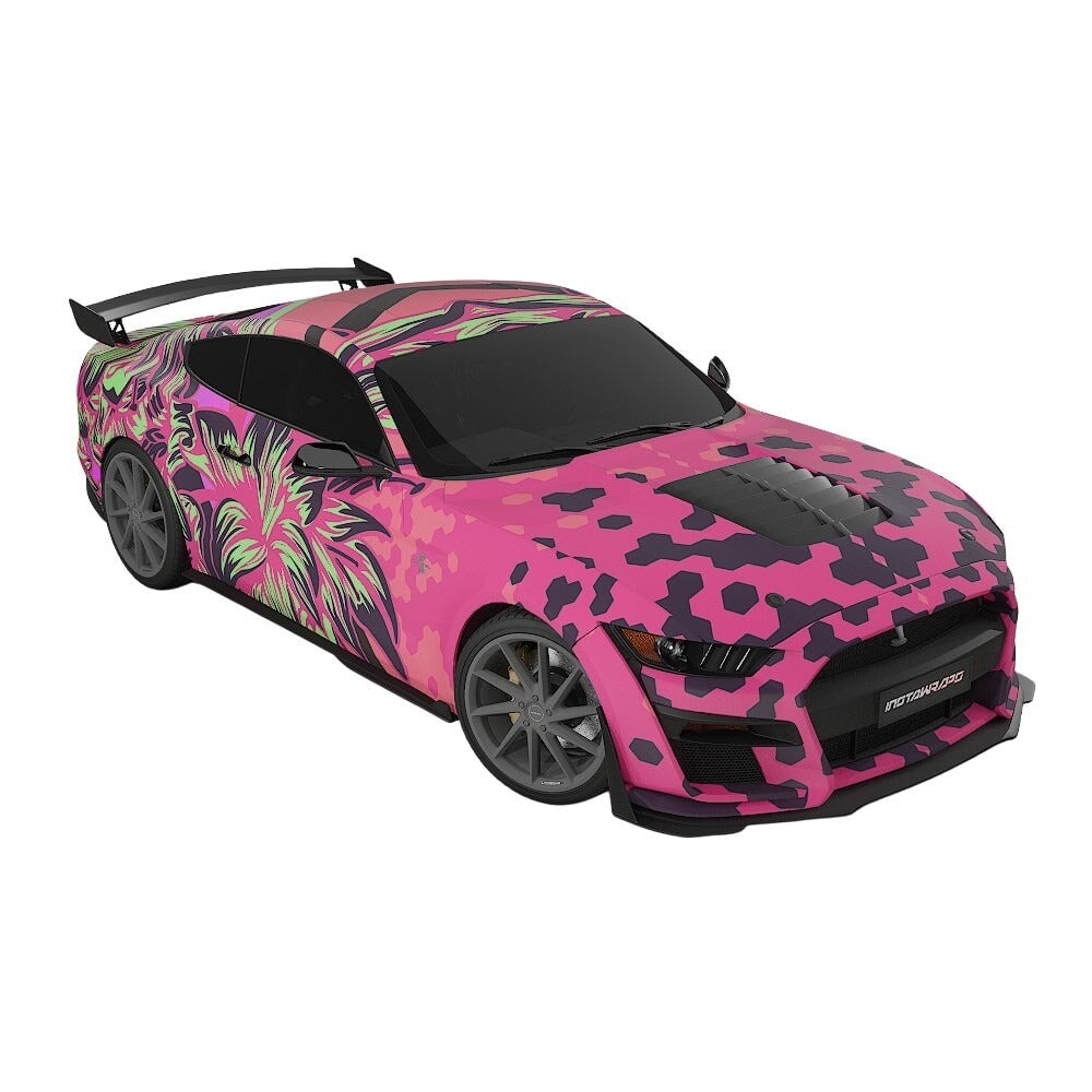 3M / AVERY DENNISON | VINYL WRAPPING FILM PRINTED GRAPHICS | CUSTOM RIDE | FLORAL FURY WRAPS | GOTHIC BLOOM | CR1205