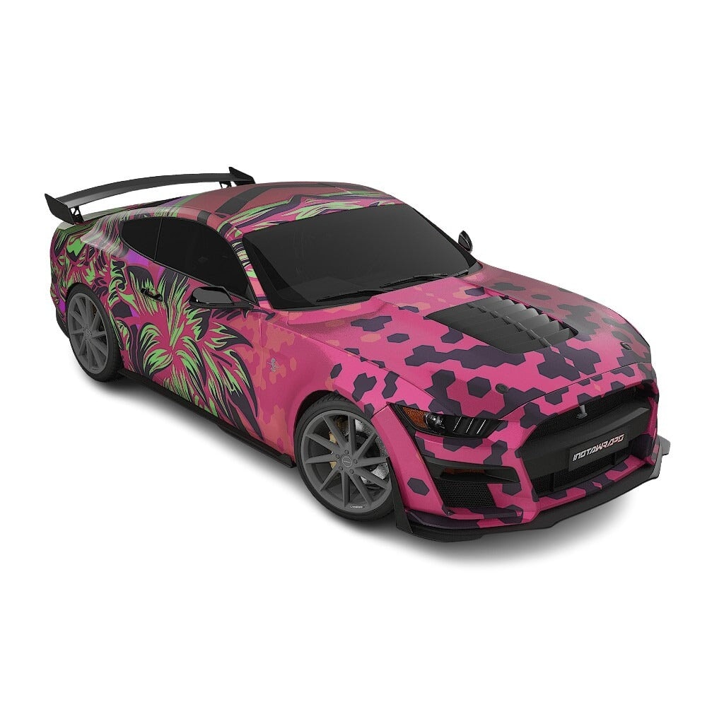 3M / AVERY DENNISON | VINYL WRAPPING FILM PRINTED GRAPHICS | CUSTOM RIDE | FLORAL FURY WRAPS | GOTHIC BLOOM | CR1205