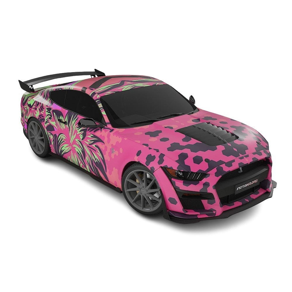 3M / AVERY DENNISON | VINYL WRAPPING FILM PRINTED GRAPHICS | CUSTOM RIDE | FLORAL FURY WRAPS | GOTHIC BLOOM | CR1205