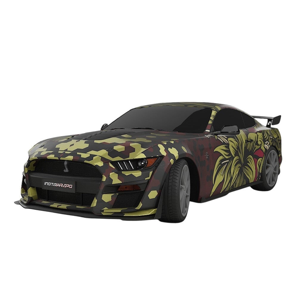 3M / AVERY DENNISON | VINYL WRAPPING FILM PRINTED GRAPHICS | CUSTOM RIDE | FLORAL FURY WRAPS | GOTHIC BLOOM | CR1206
