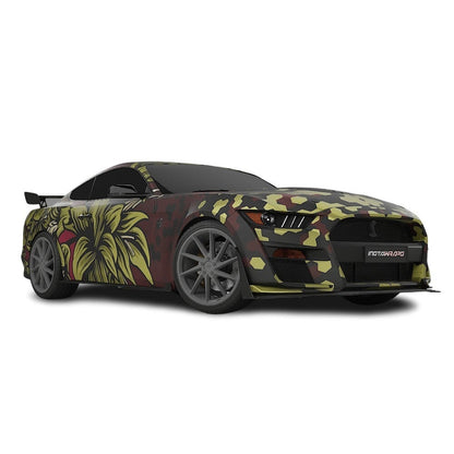 3M / AVERY DENNISON | VINYL WRAPPING FILM PRINTED GRAPHICS | CUSTOM RIDE | FLORAL FURY WRAPS | GOTHIC BLOOM | CR1206