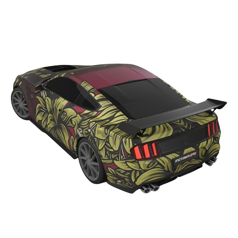 3M / AVERY DENNISON | VINYL WRAPPING FILM PRINTED GRAPHICS | CUSTOM RIDE | FLORAL FURY WRAPS | GOTHIC BLOOM | CR1206