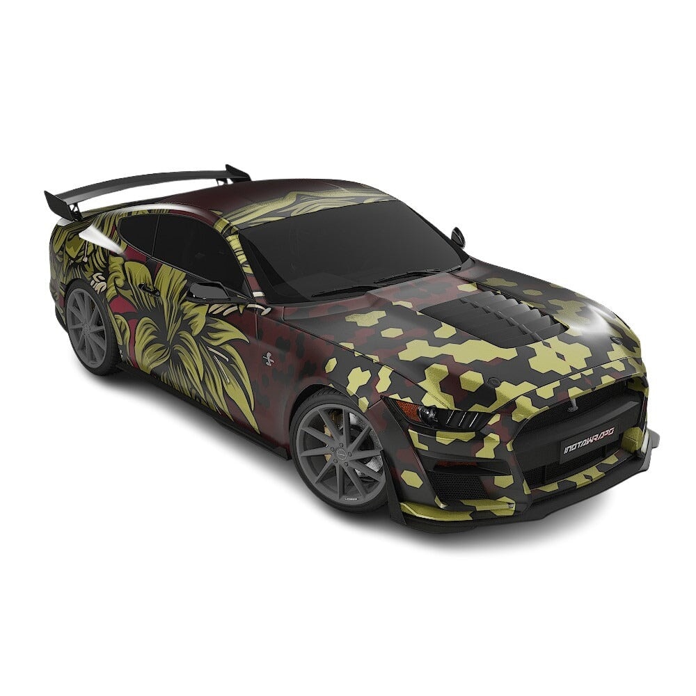 3M / AVERY DENNISON | VINYL WRAPPING FILM PRINTED GRAPHICS | CUSTOM RIDE | FLORAL FURY WRAPS | GOTHIC BLOOM | CR1206