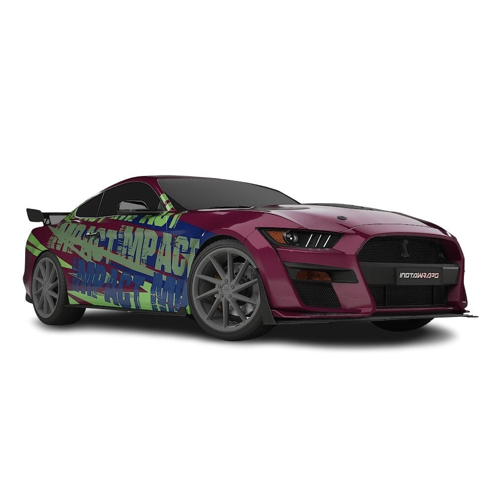 3M / AVERY DENNISON | VINYL WRAPPING FILM PRINTED GRAPHICS | CUSTOM RIDE | STREET SERIES WRAPS | IMPACT ZONE | CR5104
