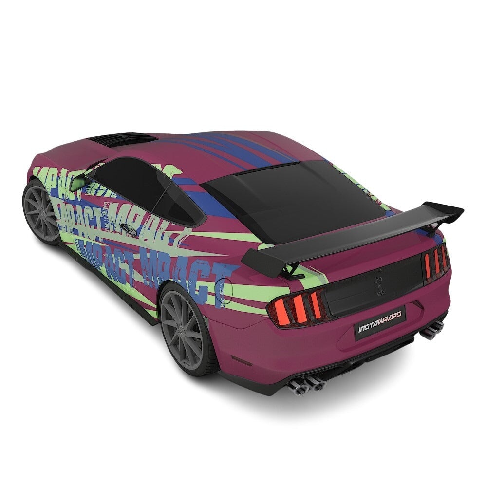 3M / AVERY DENNISON | VINYL WRAPPING FILM PRINTED GRAPHICS | CUSTOM RIDE | STREET SERIES WRAPS | IMPACT ZONE | CR5104
