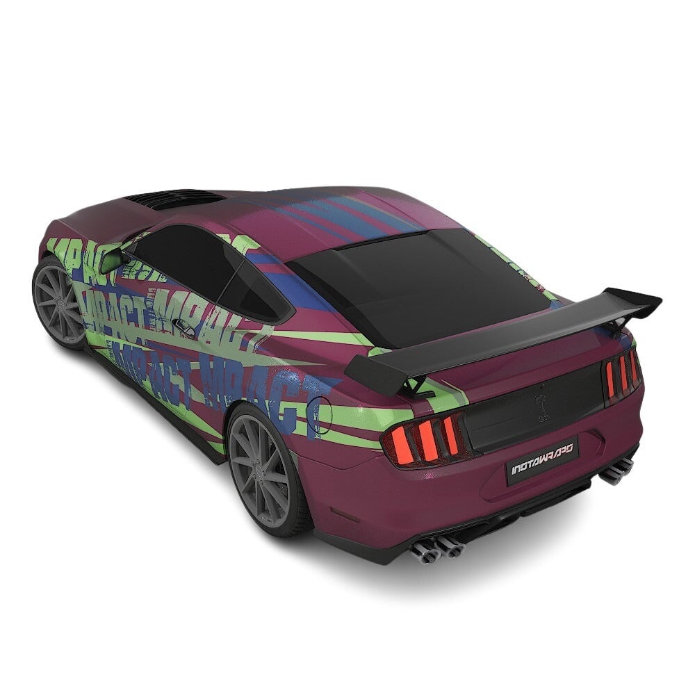 3M / AVERY DENNISON | VINYL WRAPPING FILM PRINTED GRAPHICS | CUSTOM RIDE | STREET SERIES WRAPS | IMPACT ZONE | CR5104