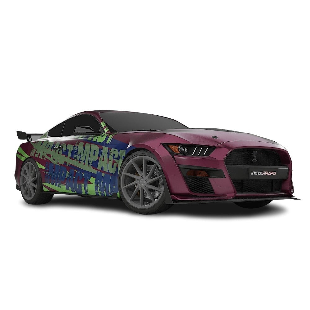 3M / AVERY DENNISON | VINYL WRAPPING FILM PRINTED GRAPHICS | CUSTOM RIDE | STREET SERIES WRAPS | IMPACT ZONE | CR5104