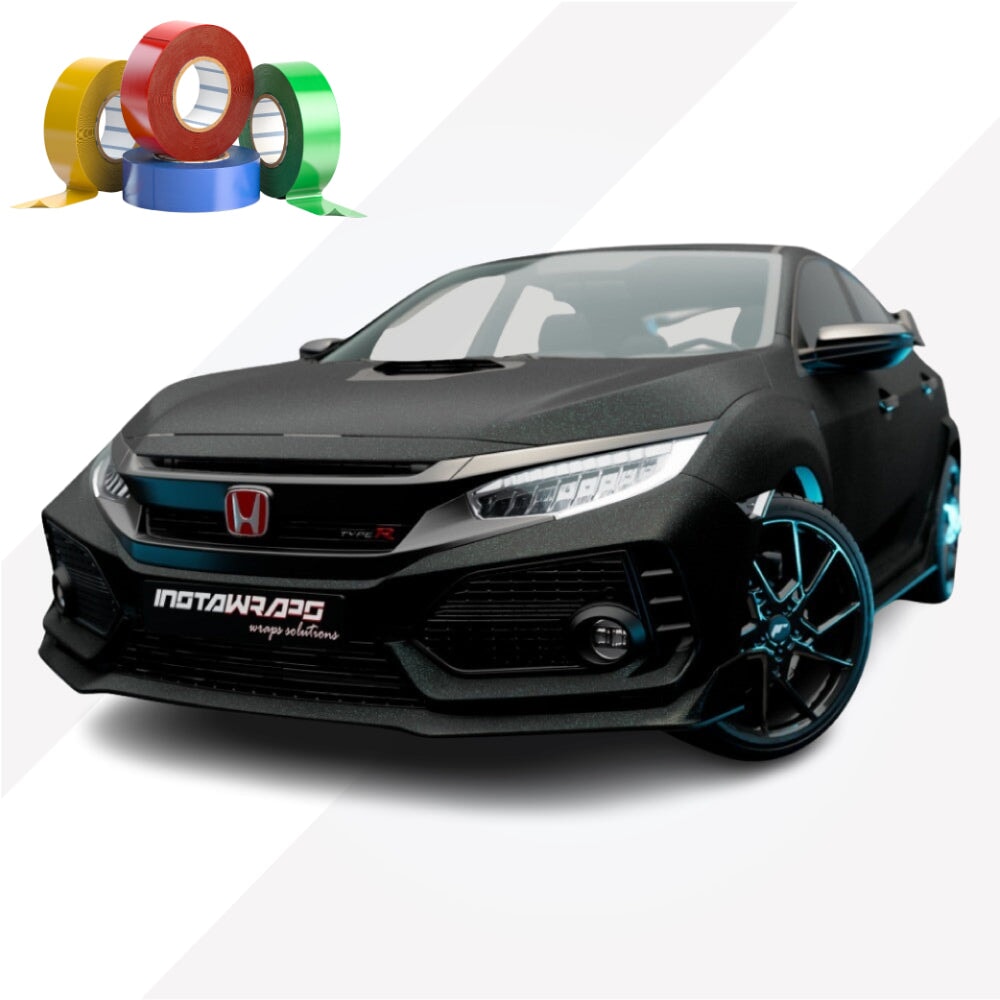 CHROME DELETE / CUSTOM VINYL WRAP TAPE STRIPES | KPMF | MATTE FROZEN EMERALD | K75577