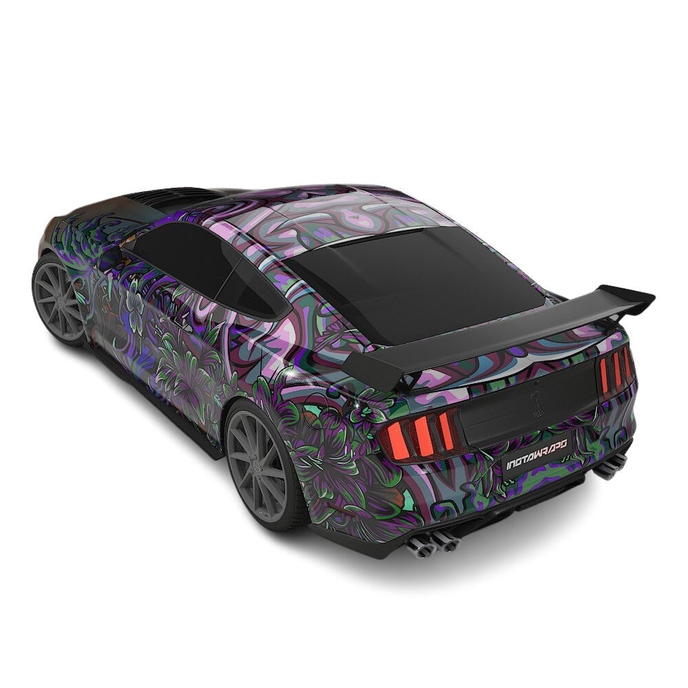 3M / AVERY DENNISON | VINYL WRAPPING FILM PRINTED GRAPHICS | CUSTOM RIDE | FLORAL FURY WRAPS | LETHAL BLOOM | CR3201