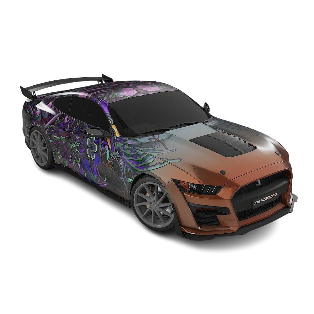 3M / AVERY DENNISON | VINYL WRAPPING FILM PRINTED GRAPHICS | CUSTOM RIDE | FLORAL FURY WRAPS | LETHAL BLOOM | CR3201