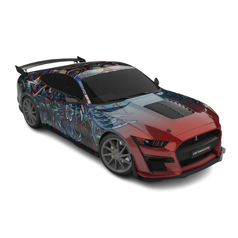 3M / AVERY DENNISON | VINYL WRAPPING FILM PRINTED GRAPHICS | CUSTOM RIDE | FLORAL FURY WRAPS | LETHAL BLOOM | CR3202