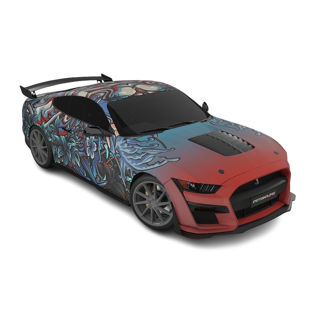 3M / AVERY DENNISON | VINYL WRAPPING FILM PRINTED GRAPHICS | CUSTOM RIDE | FLORAL FURY WRAPS | LETHAL BLOOM | CR3202