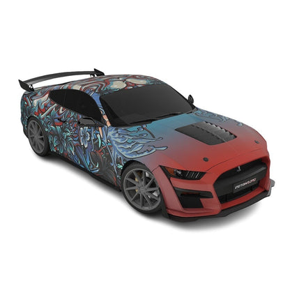 3M / AVERY DENNISON | VINYL WRAPPING FILM PRINTED GRAPHICS | CUSTOM RIDE | FLORAL FURY WRAPS | LETHAL BLOOM | CR3202