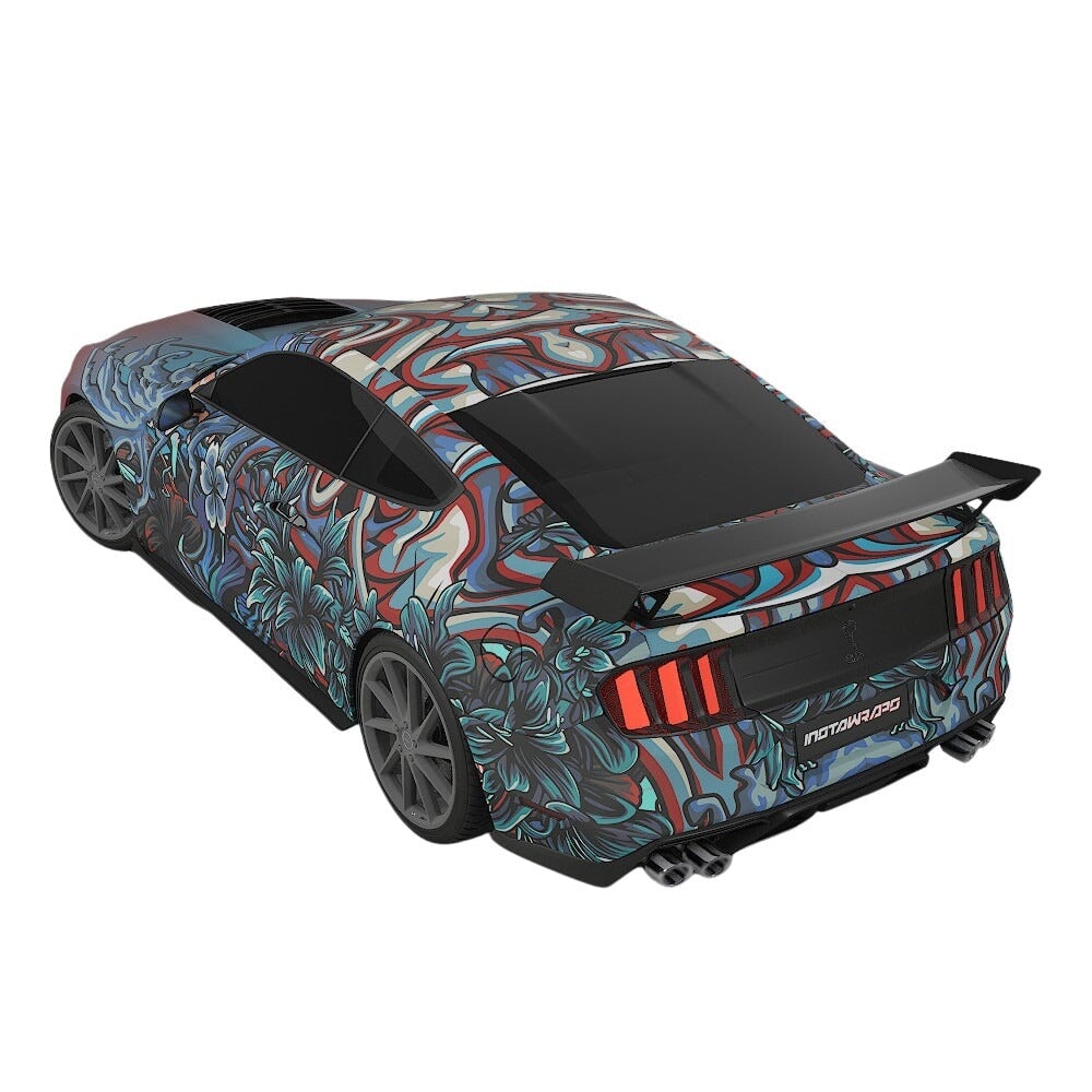 3M / AVERY DENNISON | VINYL WRAPPING FILM PRINTED GRAPHICS | CUSTOM RIDE | FLORAL FURY WRAPS | LETHAL BLOOM | CR3202