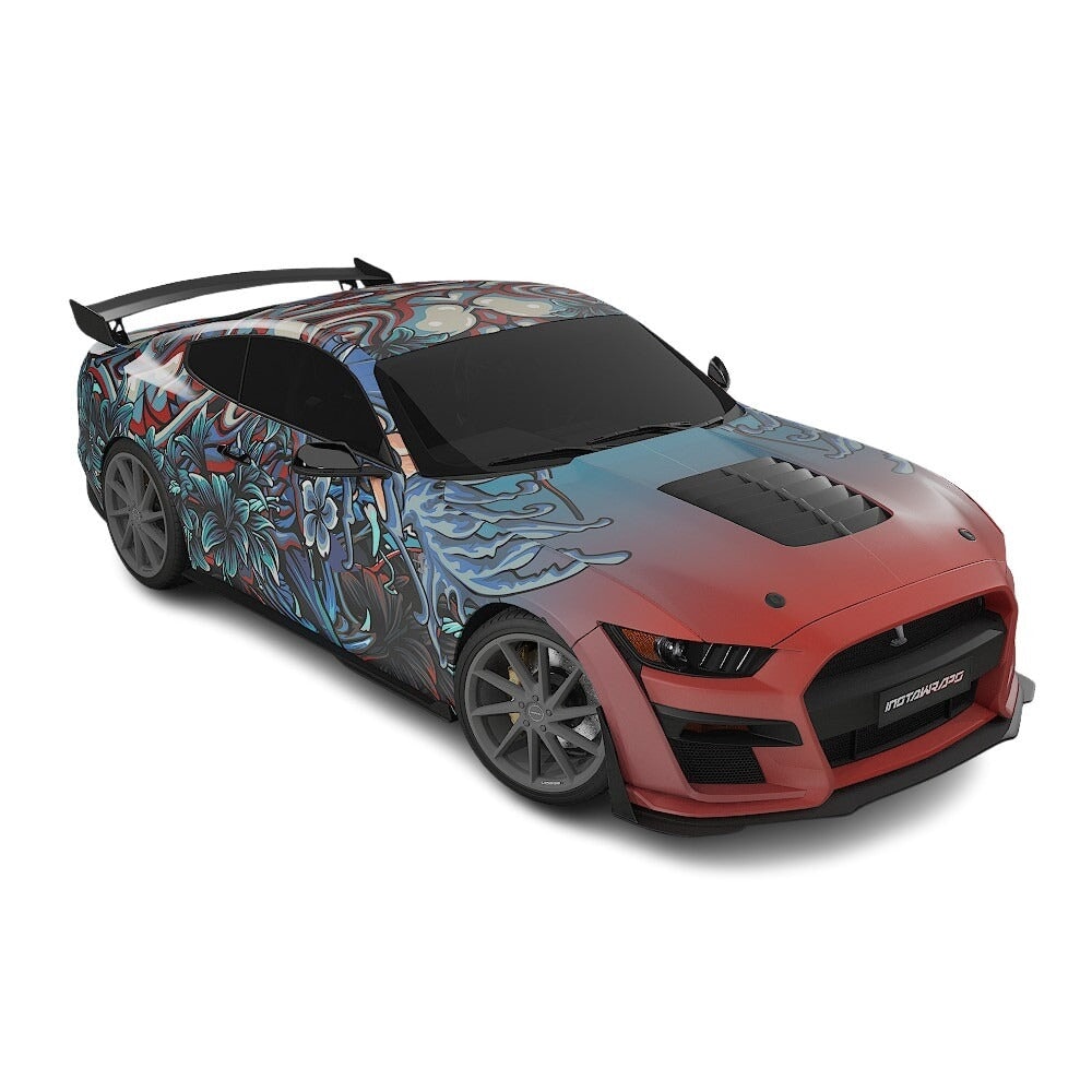3M / AVERY DENNISON | VINYL WRAPPING FILM PRINTED GRAPHICS | CUSTOM RIDE | FLORAL FURY WRAPS | LETHAL BLOOM | CR3202