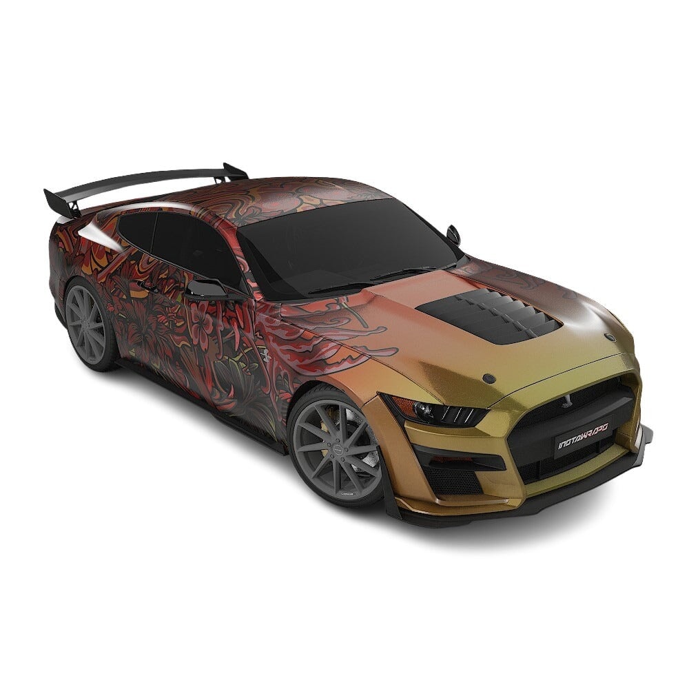 3M / AVERY DENNISON | VINYL WRAPPING FILM PRINTED GRAPHICS | CUSTOM RIDE | FLORAL FURY WRAPS | LETHAL BLOOM | CR3203