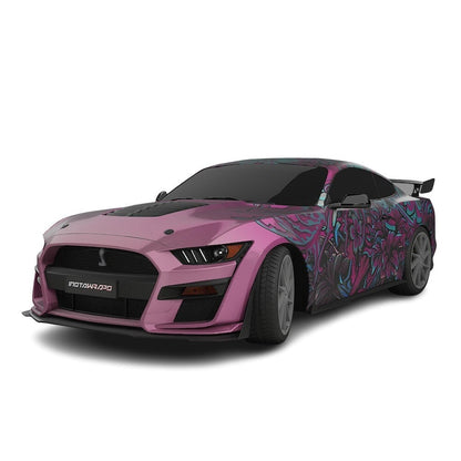 3M / AVERY DENNISON | VINYL WRAPPING FILM PRINTED GRAPHICS | CUSTOM RIDE | FLORAL FURY WRAPS | LETHAL BLOOM | CR3204