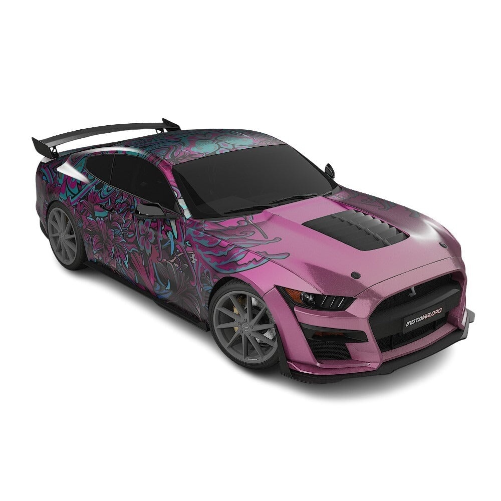 3M / AVERY DENNISON | VINYL WRAPPING FILM PRINTED GRAPHICS | CUSTOM RIDE | FLORAL FURY WRAPS | LETHAL BLOOM | CR3204