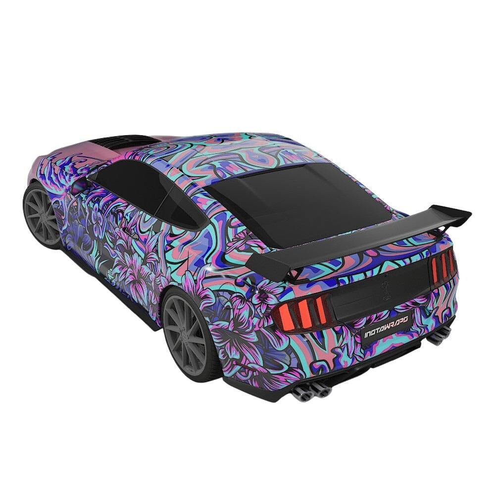 3M / AVERY DENNISON | VINYL WRAPPING FILM PRINTED GRAPHICS | CUSTOM RIDE | FLORAL FURY WRAPS | LETHAL BLOOM | CR3205