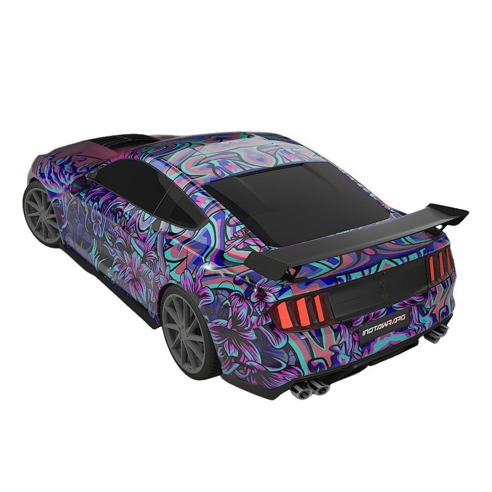 3M / AVERY DENNISON | VINYL WRAPPING FILM PRINTED GRAPHICS | CUSTOM RIDE | FLORAL FURY WRAPS | LETHAL BLOOM | CR3205