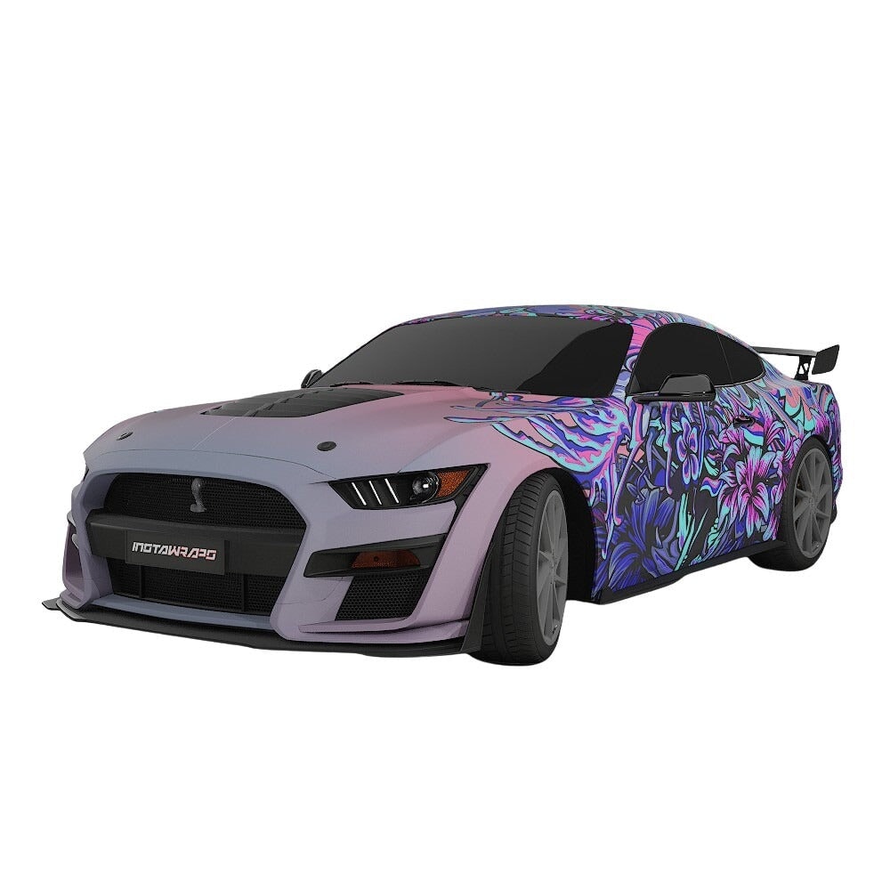 3M / AVERY DENNISON | VINYL WRAPPING FILM PRINTED GRAPHICS | CUSTOM RIDE | FLORAL FURY WRAPS | LETHAL BLOOM | CR3205