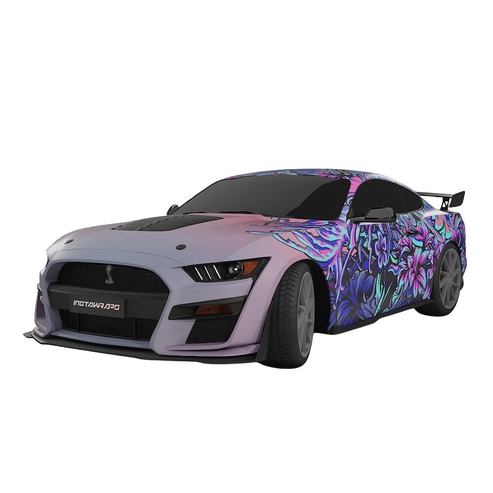 3M / AVERY DENNISON | VINYL WRAPPING FILM PRINTED GRAPHICS | CUSTOM RIDE | FLORAL FURY WRAPS | LETHAL BLOOM | CR3205