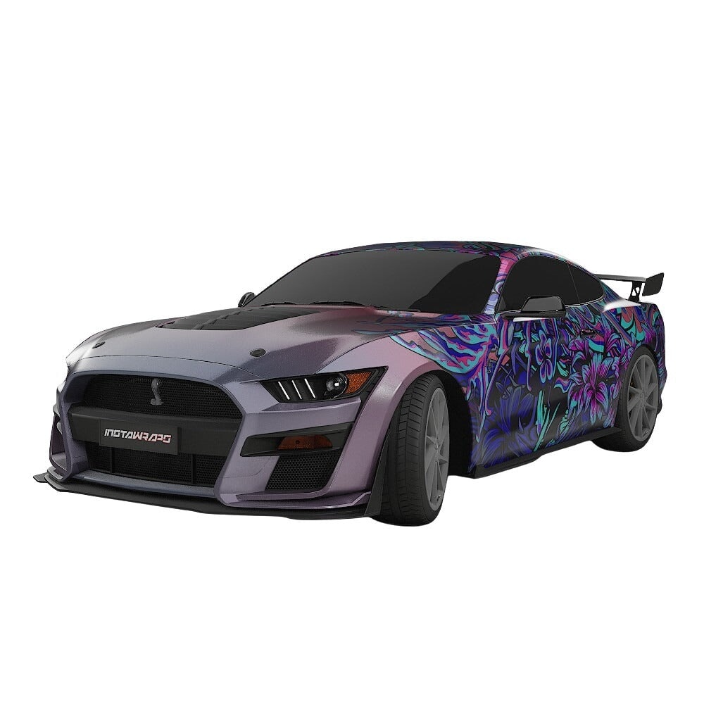 3M / AVERY DENNISON | VINYL WRAPPING FILM PRINTED GRAPHICS | CUSTOM RIDE | FLORAL FURY WRAPS | LETHAL BLOOM | CR3205