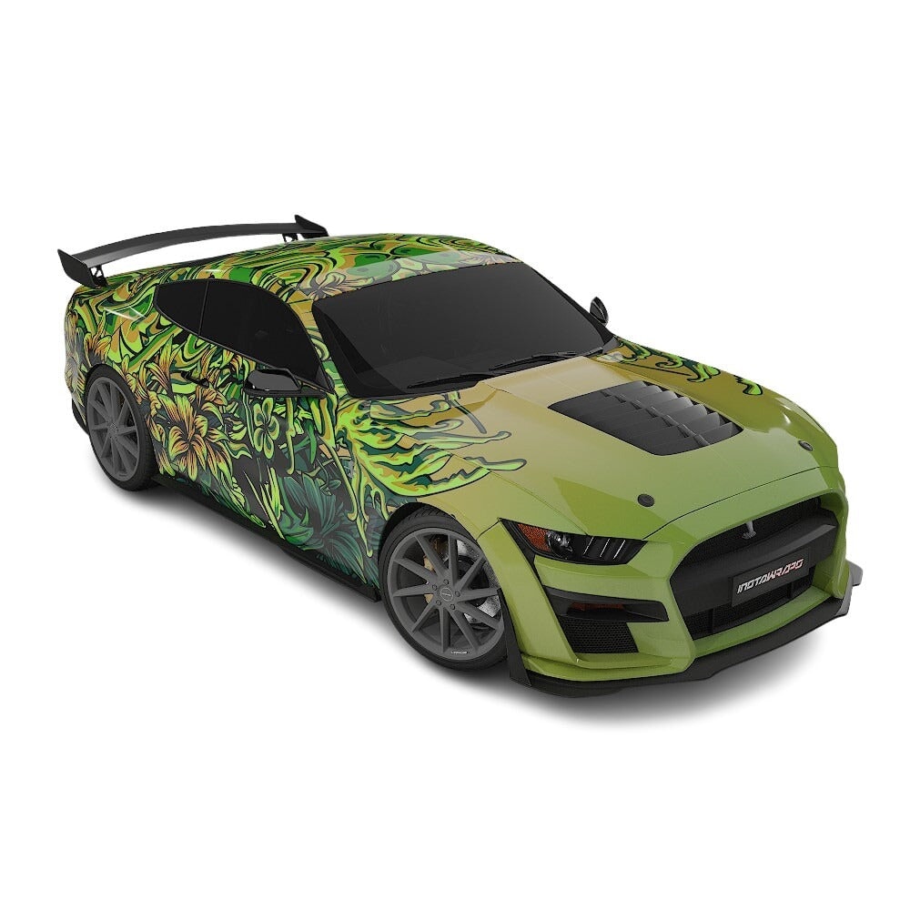 3M / AVERY DENNISON | VINYL WRAPPING FILM PRINTED GRAPHICS | CUSTOM RIDE | FLORAL FURY WRAPS | LETHAL BLOOM | CR3206
