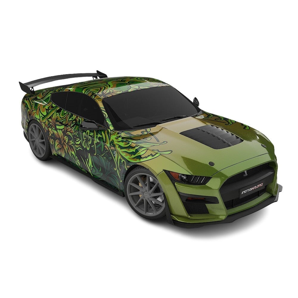 3M / AVERY DENNISON | VINYL WRAPPING FILM PRINTED GRAPHICS | CUSTOM RIDE | FLORAL FURY WRAPS | LETHAL BLOOM | CR3206
