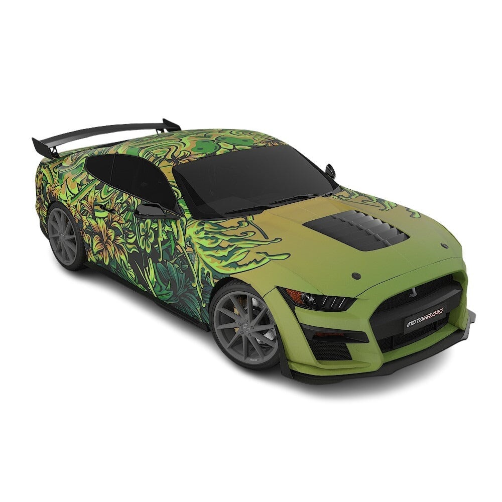 3M / AVERY DENNISON | VINYL WRAPPING FILM PRINTED GRAPHICS | CUSTOM RIDE | FLORAL FURY WRAPS | LETHAL BLOOM | CR3206