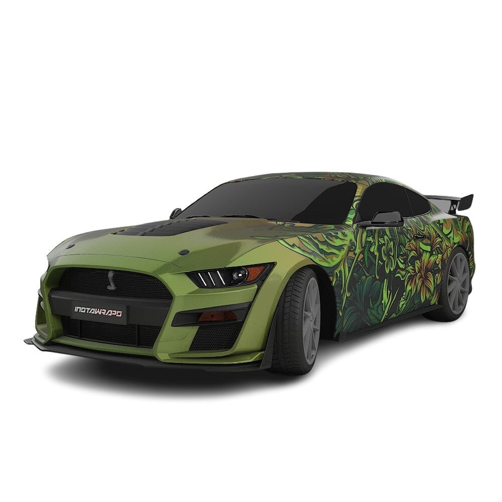 3M / AVERY DENNISON | VINYL WRAPPING FILM PRINTED GRAPHICS | CUSTOM RIDE | FLORAL FURY WRAPS | LETHAL BLOOM | CR3206
