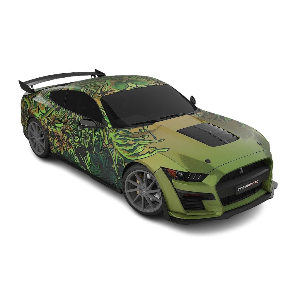 3M / AVERY DENNISON | VINYL WRAPPING FILM PRINTED GRAPHICS | CUSTOM RIDE | FLORAL FURY WRAPS | LETHAL BLOOM | CR3206
