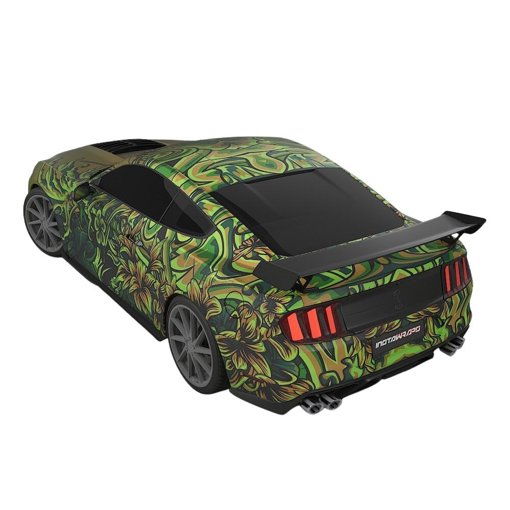 3M / AVERY DENNISON | VINYL WRAPPING FILM PRINTED GRAPHICS | CUSTOM RIDE | FLORAL FURY WRAPS | LETHAL BLOOM | CR3206