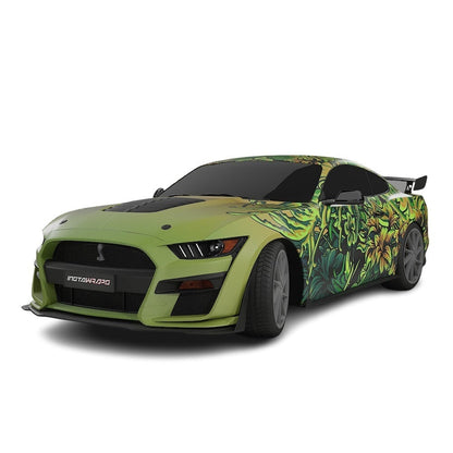 3M / AVERY DENNISON | VINYL WRAPPING FILM PRINTED GRAPHICS | CUSTOM RIDE | FLORAL FURY WRAPS | LETHAL BLOOM | CR3206