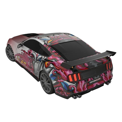 3M / AVERY DENNISON | VINYL WRAPPING FILM PRINTED GRAPHICS | CUSTOM RIDE | FLORAL FURY WRAPS | MYTHIC BLOOM | CR5201
