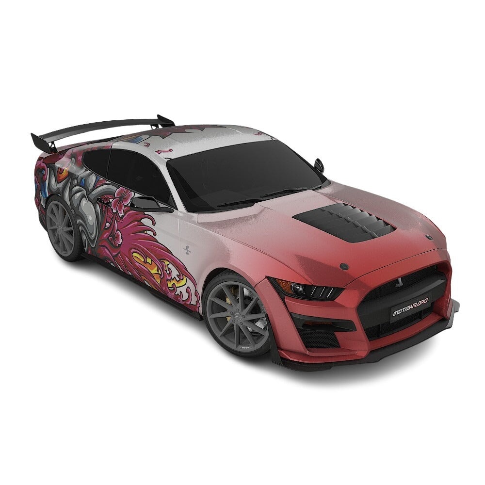 3M / AVERY DENNISON | VINYL WRAPPING FILM PRINTED GRAPHICS | CUSTOM RIDE | FLORAL FURY WRAPS | MYTHIC BLOOM | CR5201