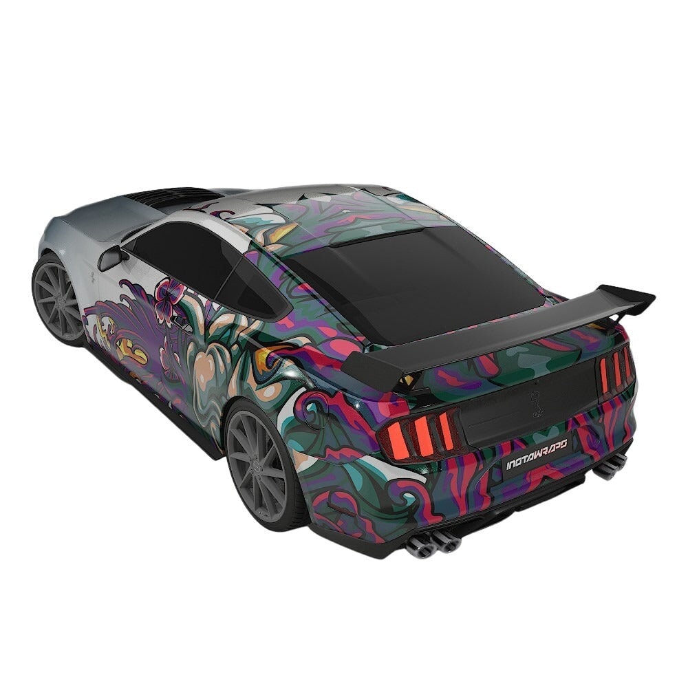 3M / AVERY DENNISON | VINYL WRAPPING FILM PRINTED GRAPHICS | CUSTOM RIDE | FLORAL FURY WRAPS | MYTHIC BLOOM | CR5202