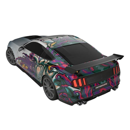3M / AVERY DENNISON | VINYL WRAPPING FILM PRINTED GRAPHICS | CUSTOM RIDE | FLORAL FURY WRAPS | MYTHIC BLOOM | CR5202