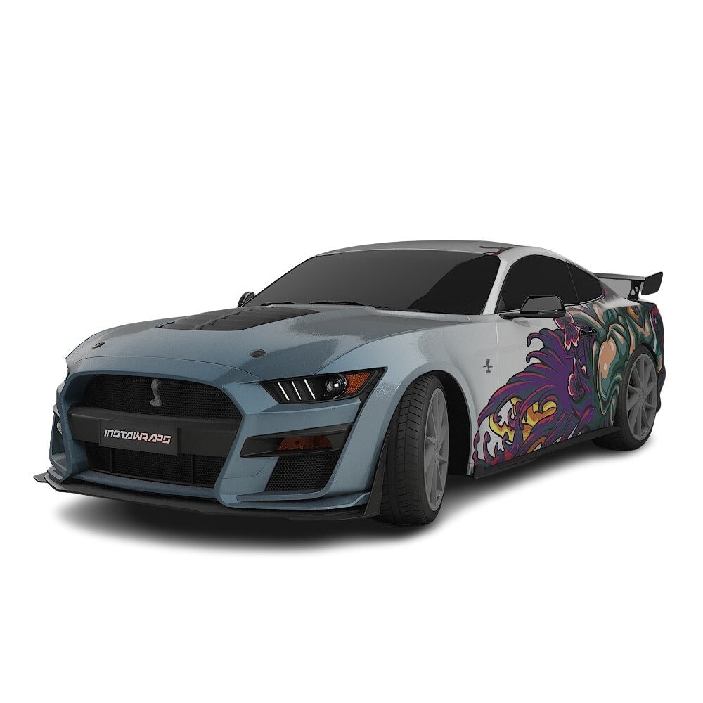 3M / AVERY DENNISON | VINYL WRAPPING FILM PRINTED GRAPHICS | CUSTOM RIDE | FLORAL FURY WRAPS | MYTHIC BLOOM | CR5202
